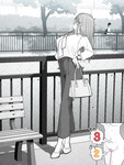 Cô gái anime chơi public