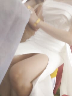 Chụp lén cô dâu